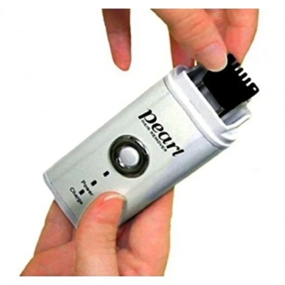 Pearl  - Hair removal system - cordless - white‎ pearlescent/chrome accents